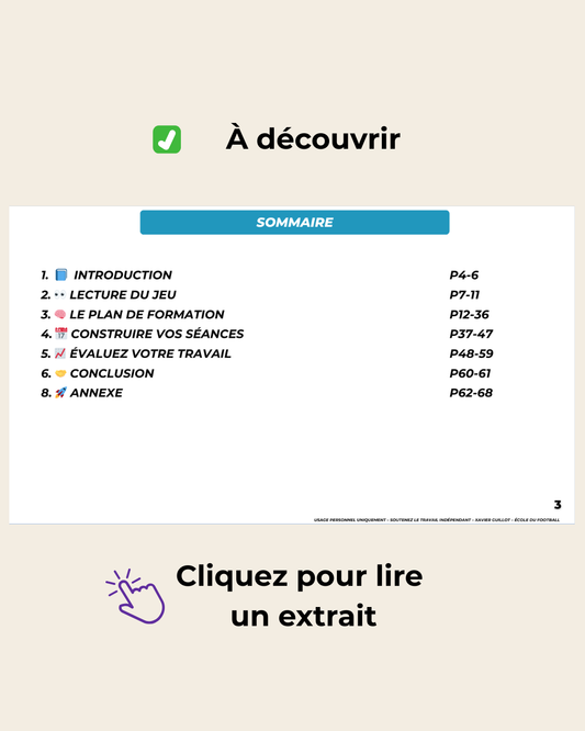 Construire vos séances à l'année