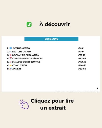 Construire vos séances à l'année