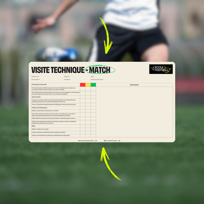Fiches d’observation de l’École du Football