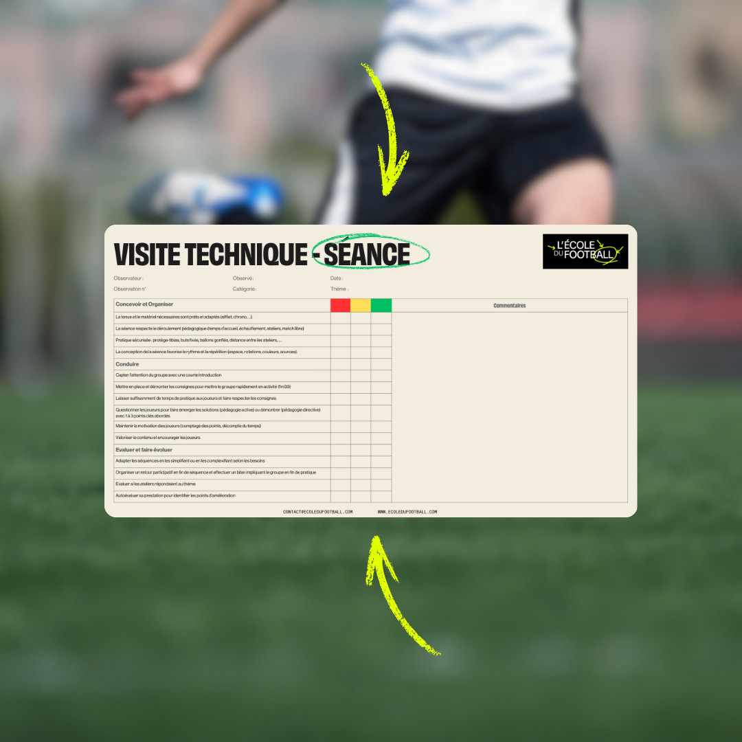 Fiches d’observation de l’École du Football