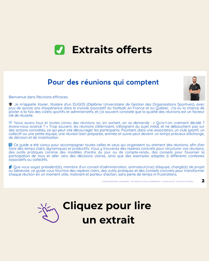 Réunions efficaces